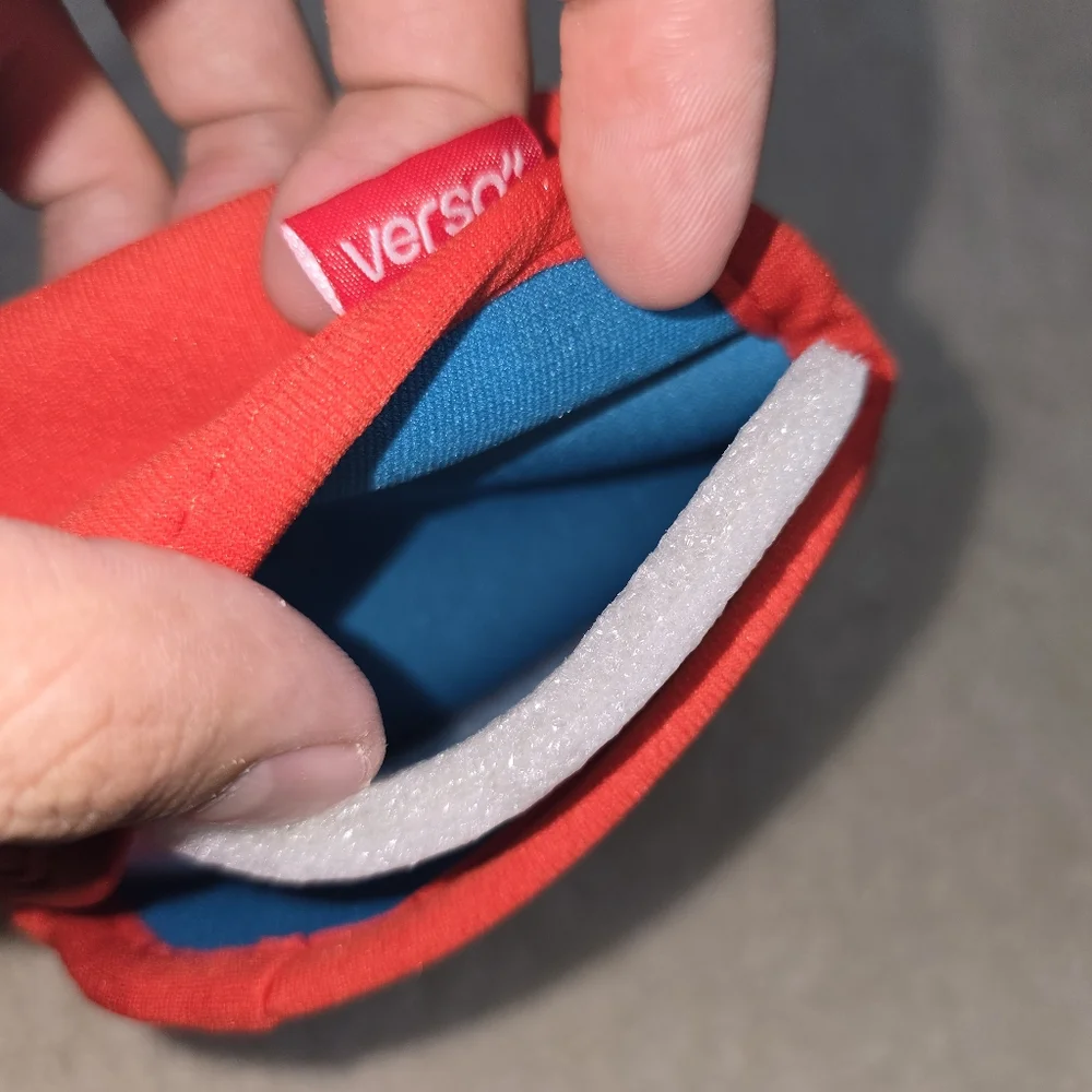 Verso Neoprene Red with Turquoise Lining E-Reader Hoodie
